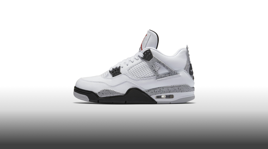 Retro jordan 4 fashion white cement