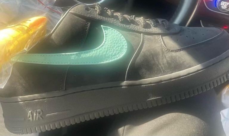 Leaked Photos of the New Tiffany Co x Nike Air Force 1 SwiftSole