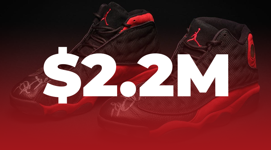 Michael Jordan Air Jordan 13 Sothebys 2.2 Million Auction