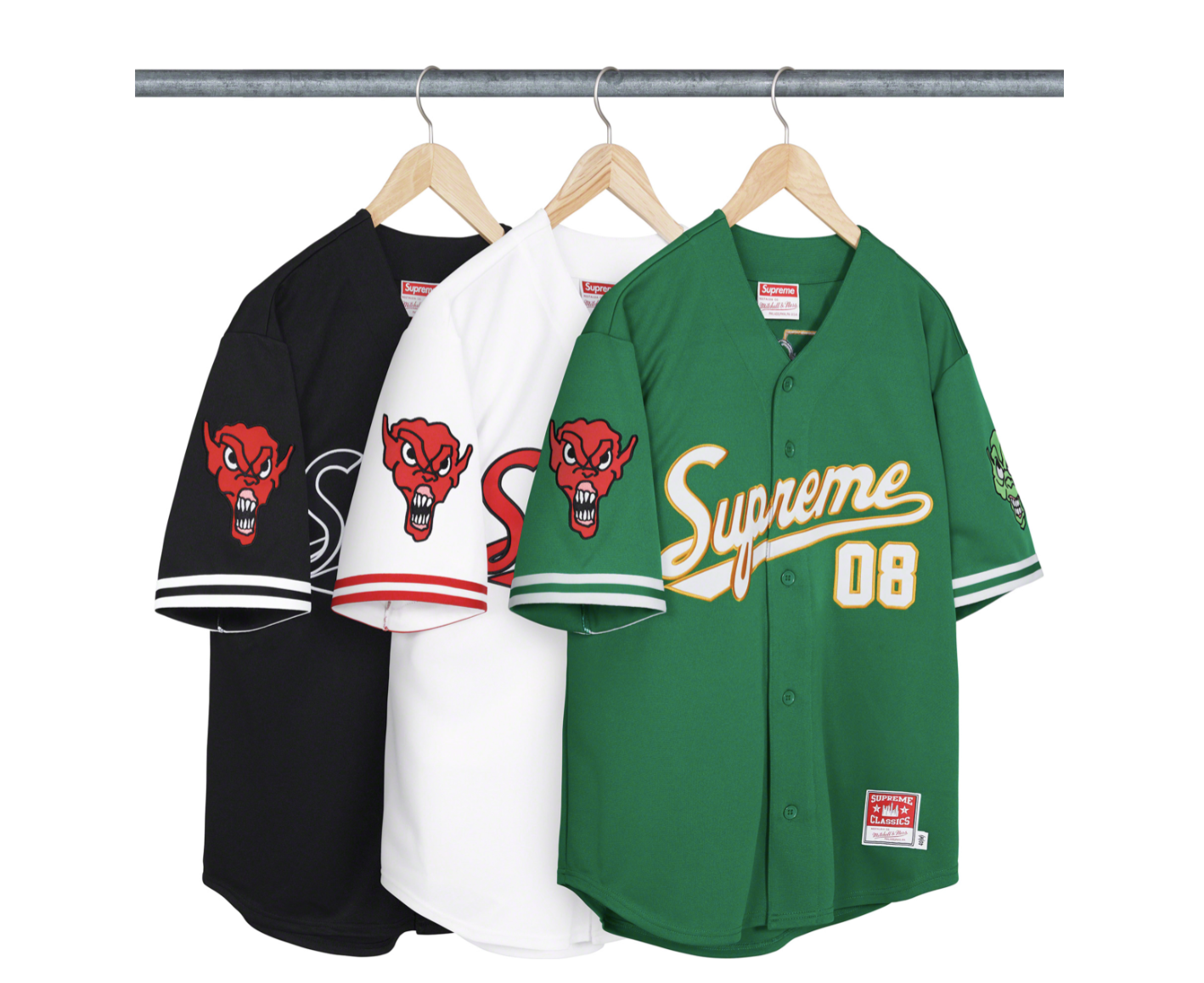 Supreme satin baseball jersey in 2023