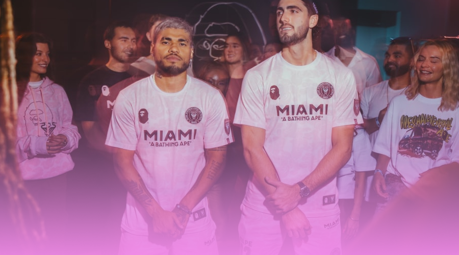 Bape x Inter Miami Collab releasing August 19th